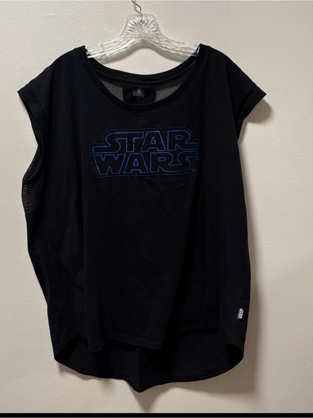 Disney Star Wars Woman’s Mesh Back Top Locations Disney Store 2XL